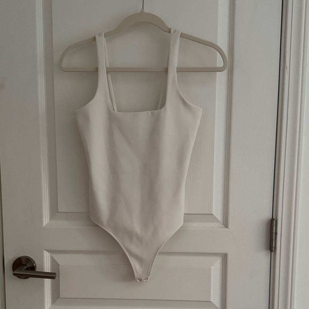 Good American White Bodysuit